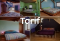 Hébergement Les Rainettes : Tarif  (Rates high & low season) 2024